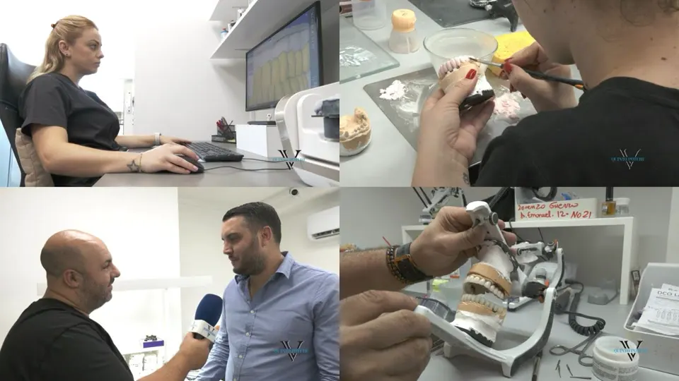 Il laboratorio odontotecnico interno di DentalCare One a Tirana